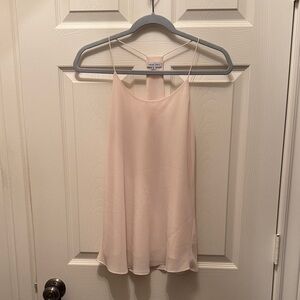 Naked Zebra Cream Camisole Top